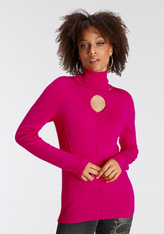 BRUNO BANANI Sweater in Pink: front