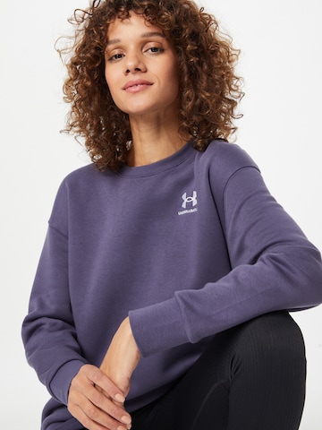 UNDER ARMOUR Sportief sweatshirt 'Essential' in Grijs