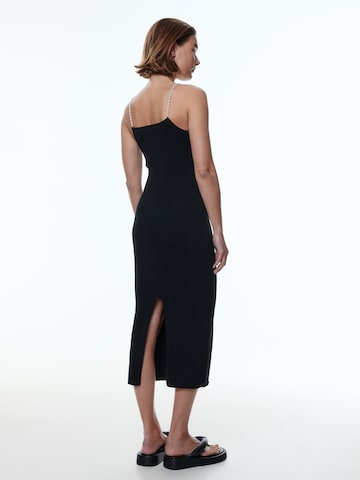 EDITED Knitted dress 'Ulima' in Black