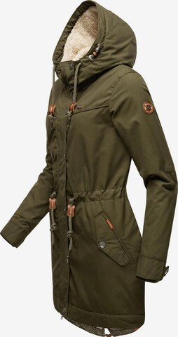 Ragwear Winterparka 'Canny' in Groen