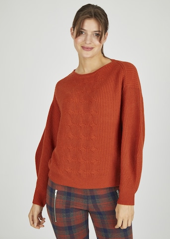 eve in paradise Sweater 'Alexa' in Brown: front