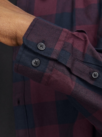 Jack & Jones Plus Comfort fit Button Up Shirt 'JJEGINGHAM' in Mixed colors