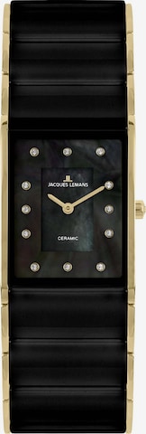 Jacques Lemans Analoguhr in Gold: predná strana