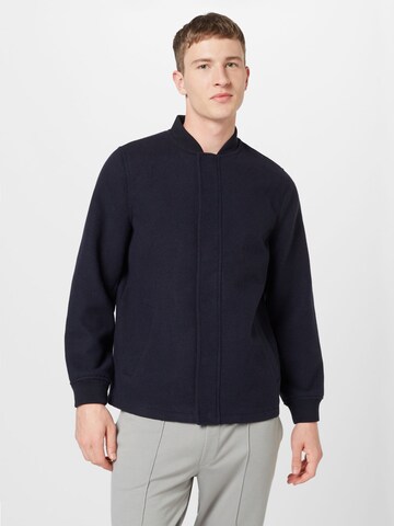 BURTON MENSWEAR LONDON Between-season jacket in Blue: front