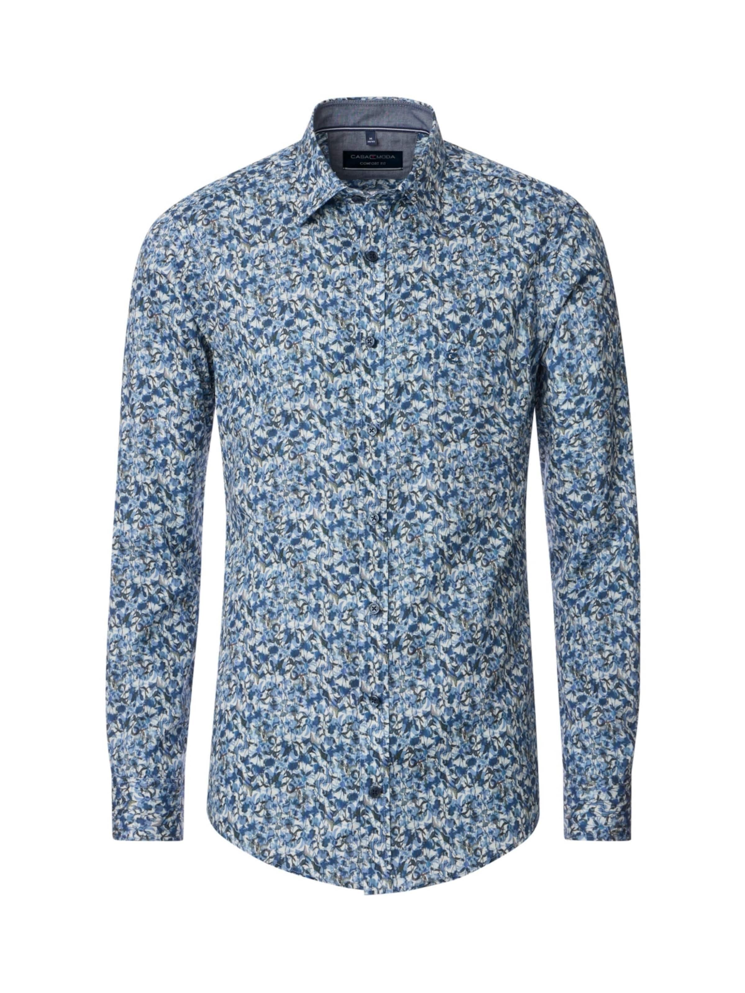 CASAMODA Comfort Fit Businesshemd‌‌ in Blau: Vorderseite