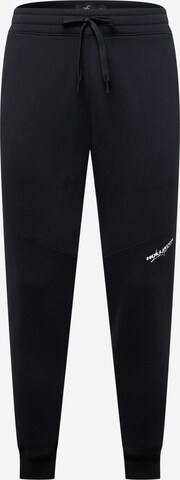 Effilé Pantalon 'EMEA' HOLLISTER en noir : devant