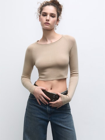 Pull&Bear Svetr – šedá: přední strana