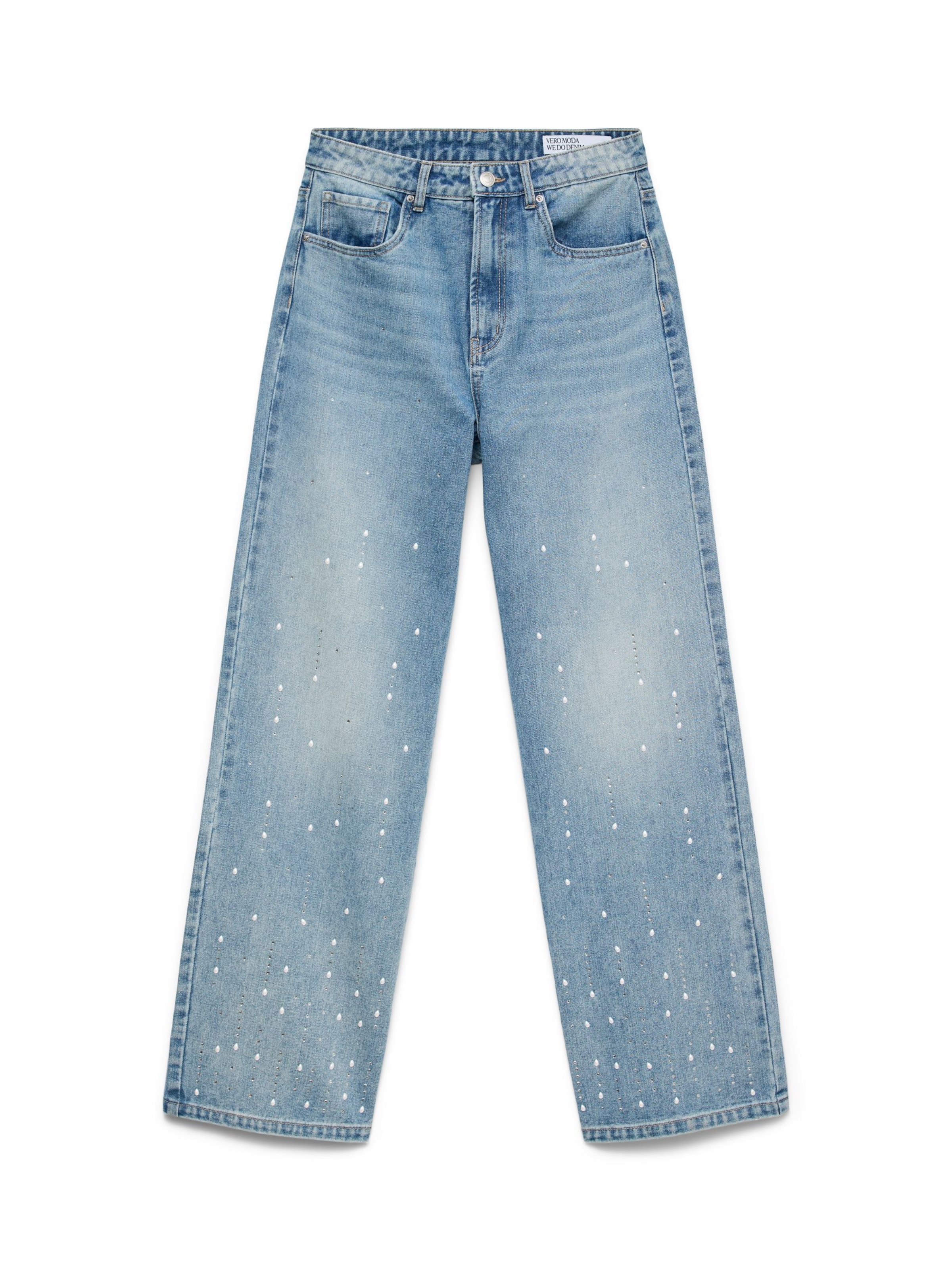 VERO MODA - regular Vaquero 'VMVANESSA' en azul: frente