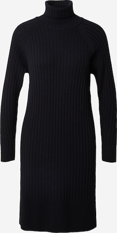 UNITED COLORS OF BENETTON Knitted dress in Black: front