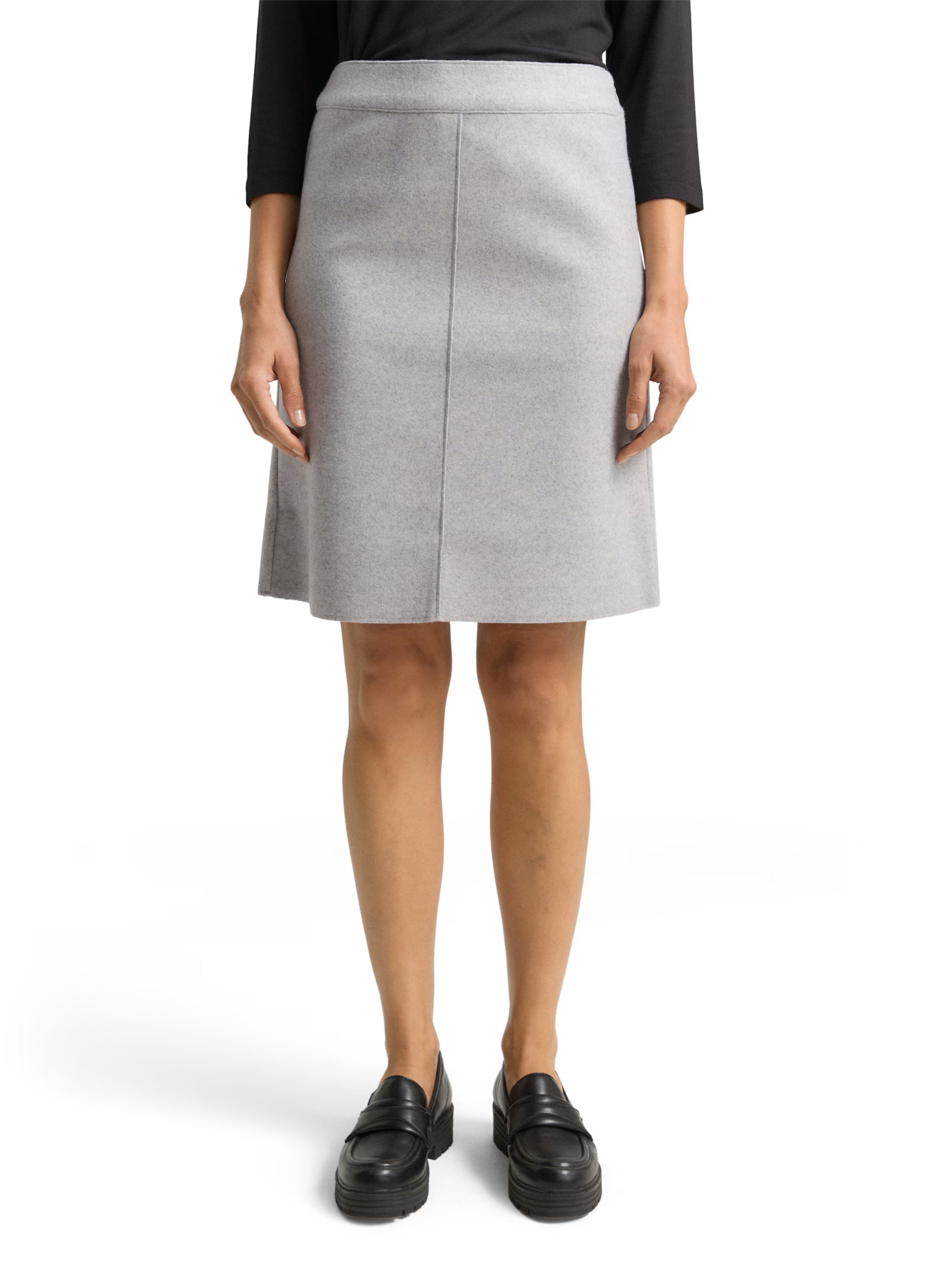 TOM TAILOR Rok in Grijs: voorkant