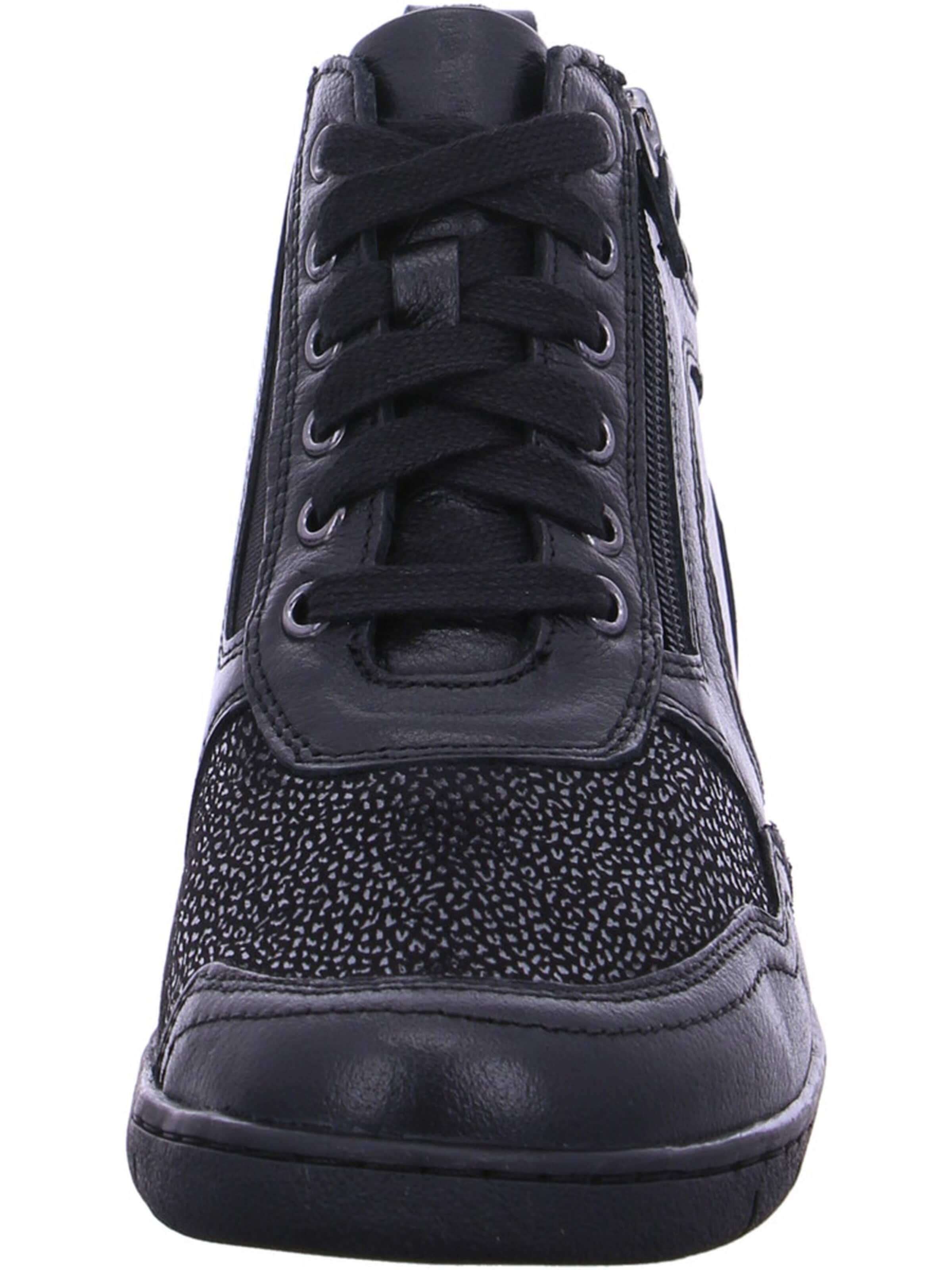 REFLEXAN Booties 'Reflexan Schnürstiefel Schwarz' in Black