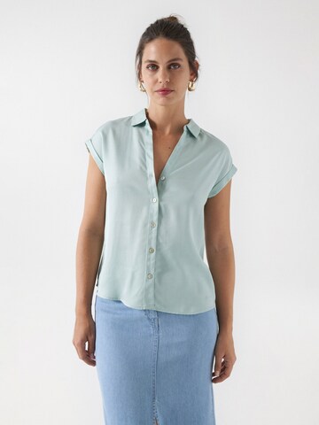 Salsa Jeans Bluse in Grün: predná strana