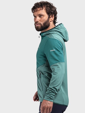 Schöffel Funktionele fleece-jas 'Hydalen' in Groen