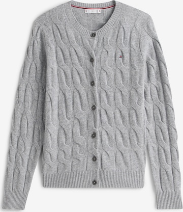 TOMMY HILFIGER Вязаная кофта в Серый: спереди