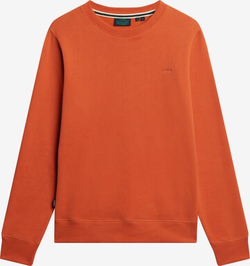 Sweat-shirt Superdry en orange : devant