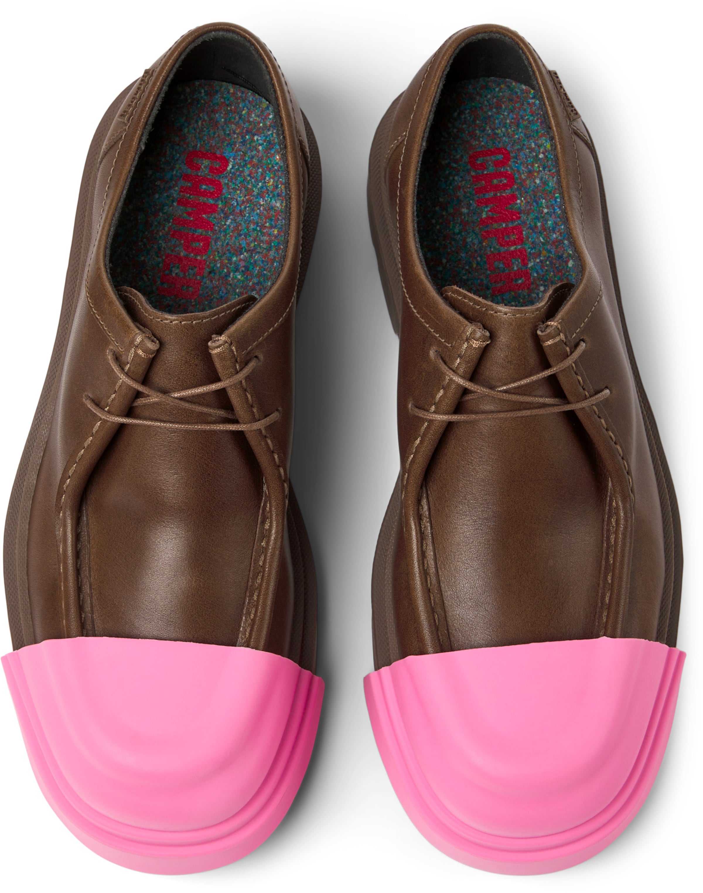 CAMPER Athletic lace-up shoe 'Junction' in Brown