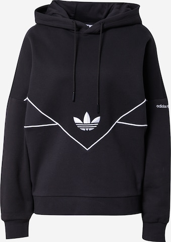 ADIDAS ORIGINALS Sweatshirt in Black: front