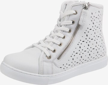 ANDREA CONTI High-Top Sneakers in White: front