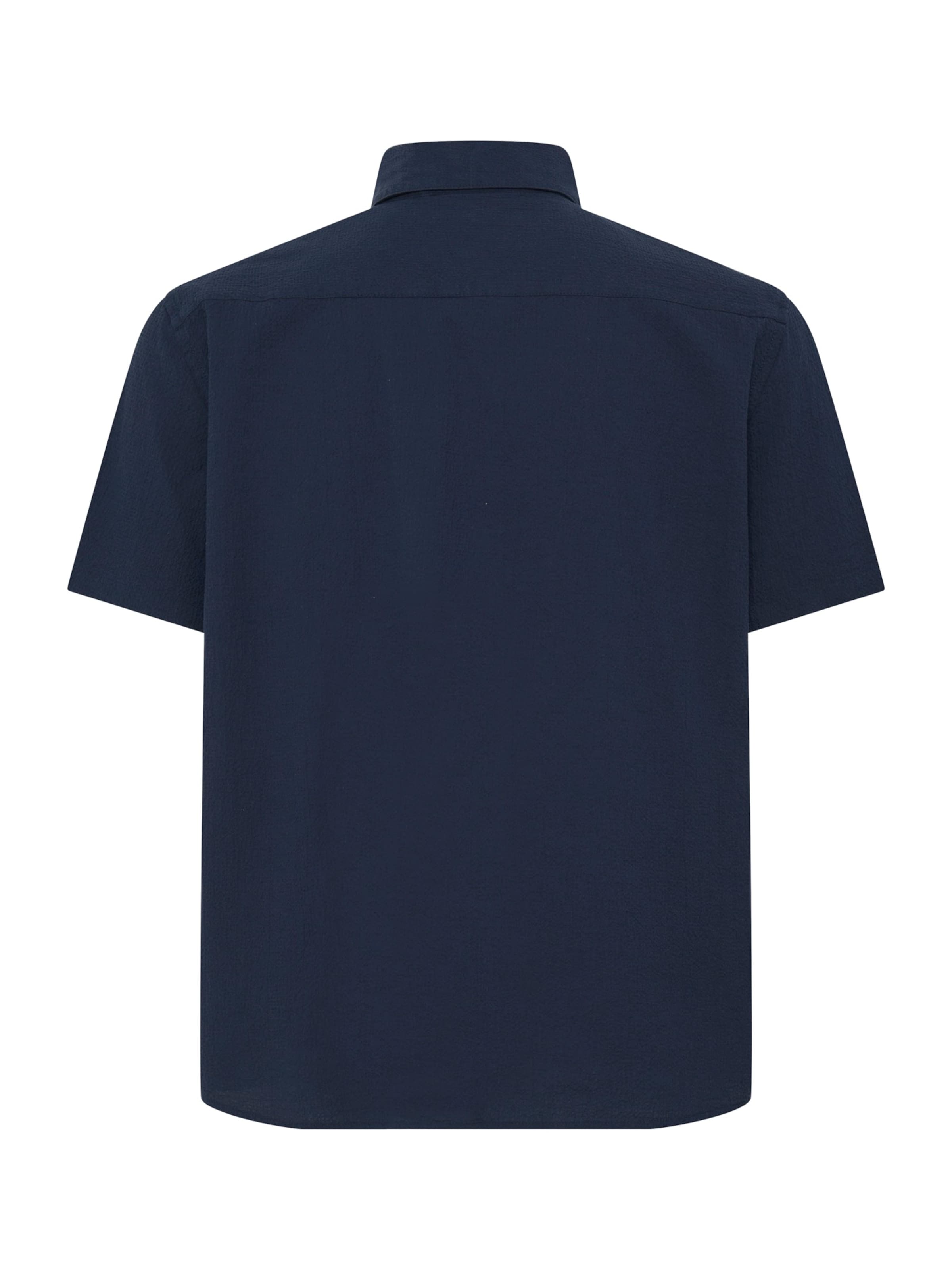 BLEND Comfort fit Button Up Shirt ' BHAvan ' in Blue