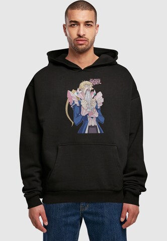 Merchcode Sweatshirt 'Yu-Gi-Oh! - Crowler' in Zwart: voorkant