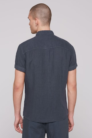 CMPD Slim fit Button Up Shirt in Blue