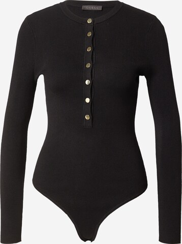 GUESS Shirt Bodysuit 'RIKA' in Black: front