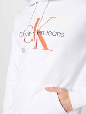 Calvin Klein Jeans Μπλούζα φούτερ 'Essentials' σε λευκό