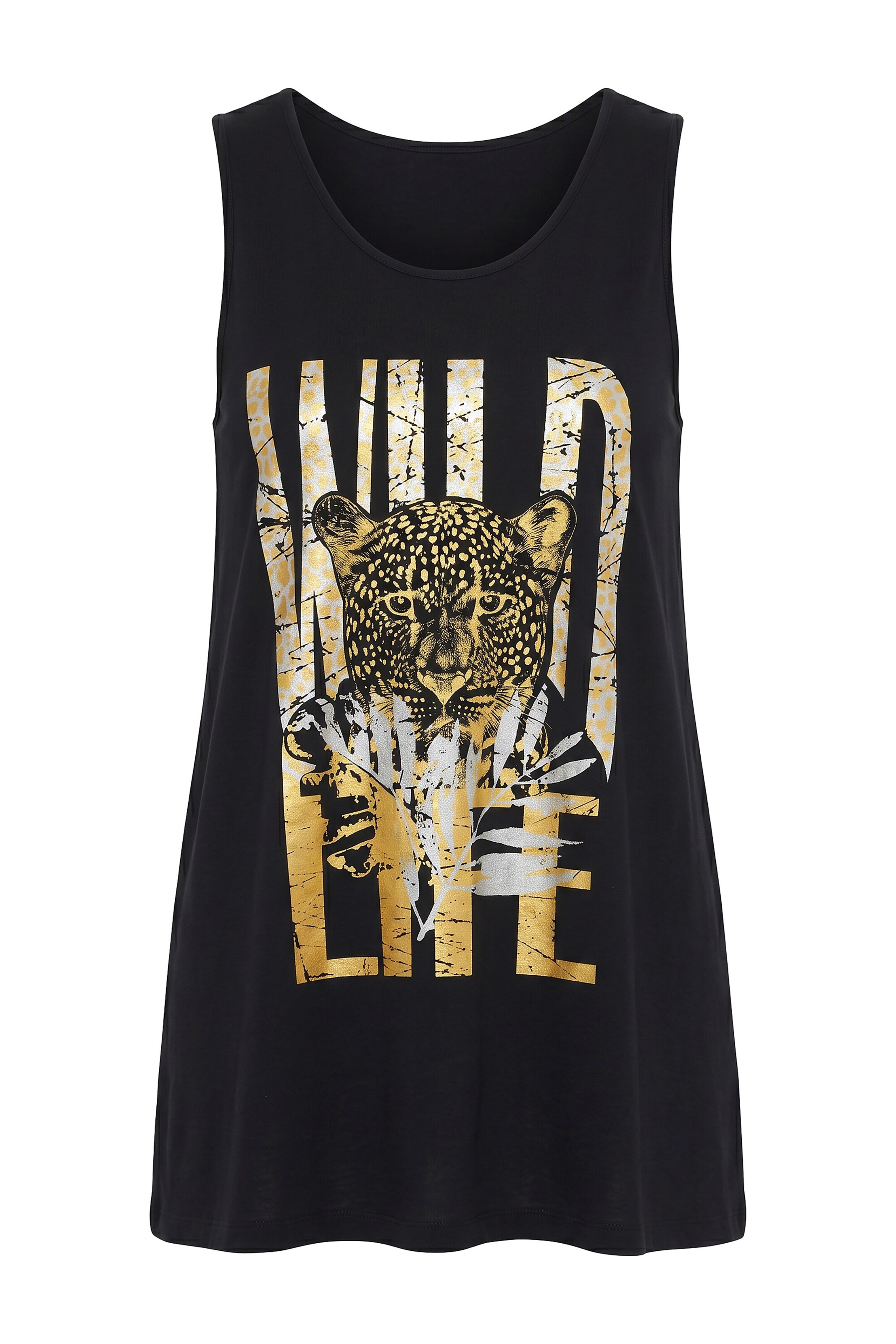 Angel of Style Top in Zwart: voorkant