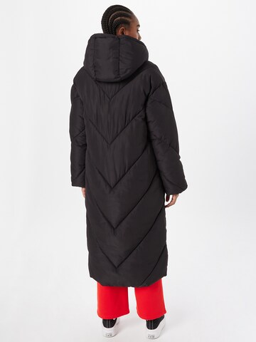 Monki Winter coat in Black