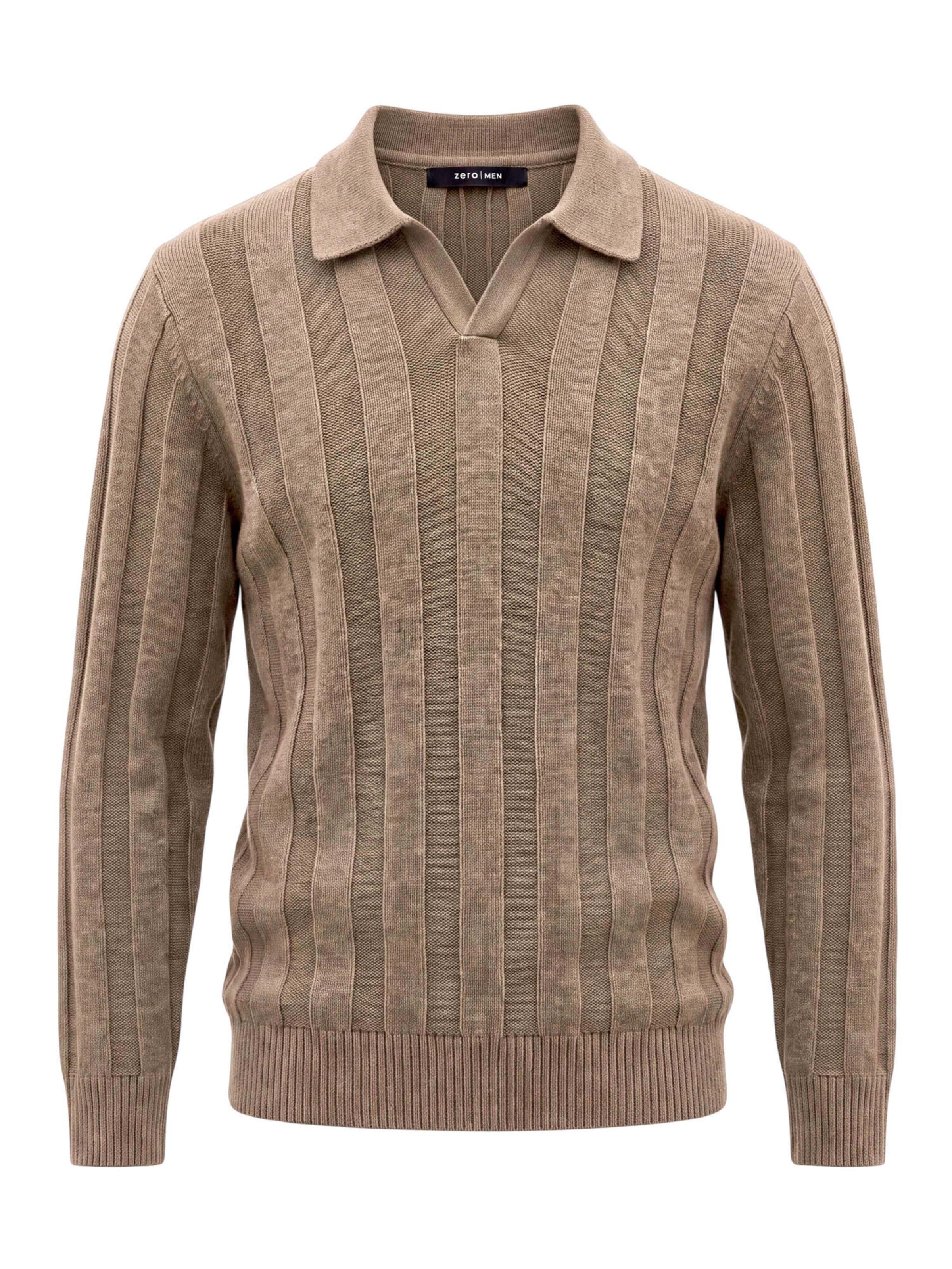 zero Pullover in Braun: Vorderseite