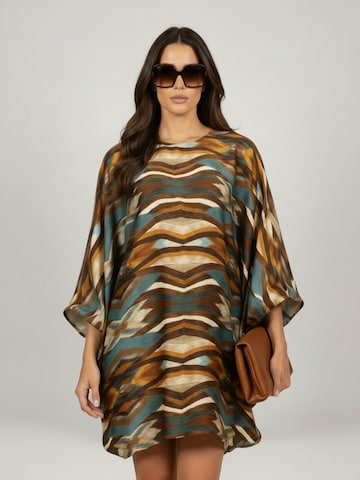 Robe WEARABLE STORIES en marron : devant
