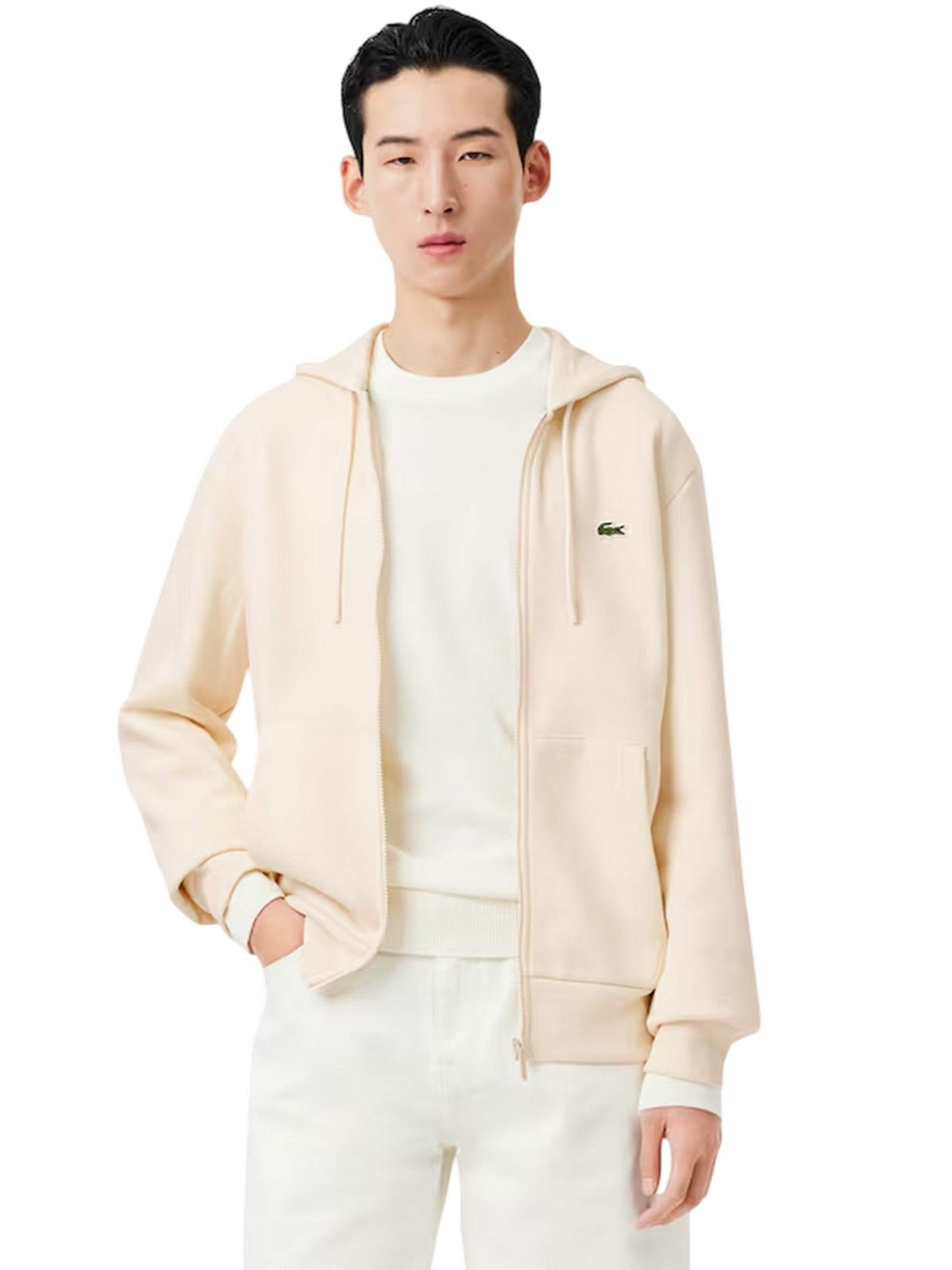 LACOSTE Sweatjacke‌‌‌‌‌‌‌‌‌‌ in Beige