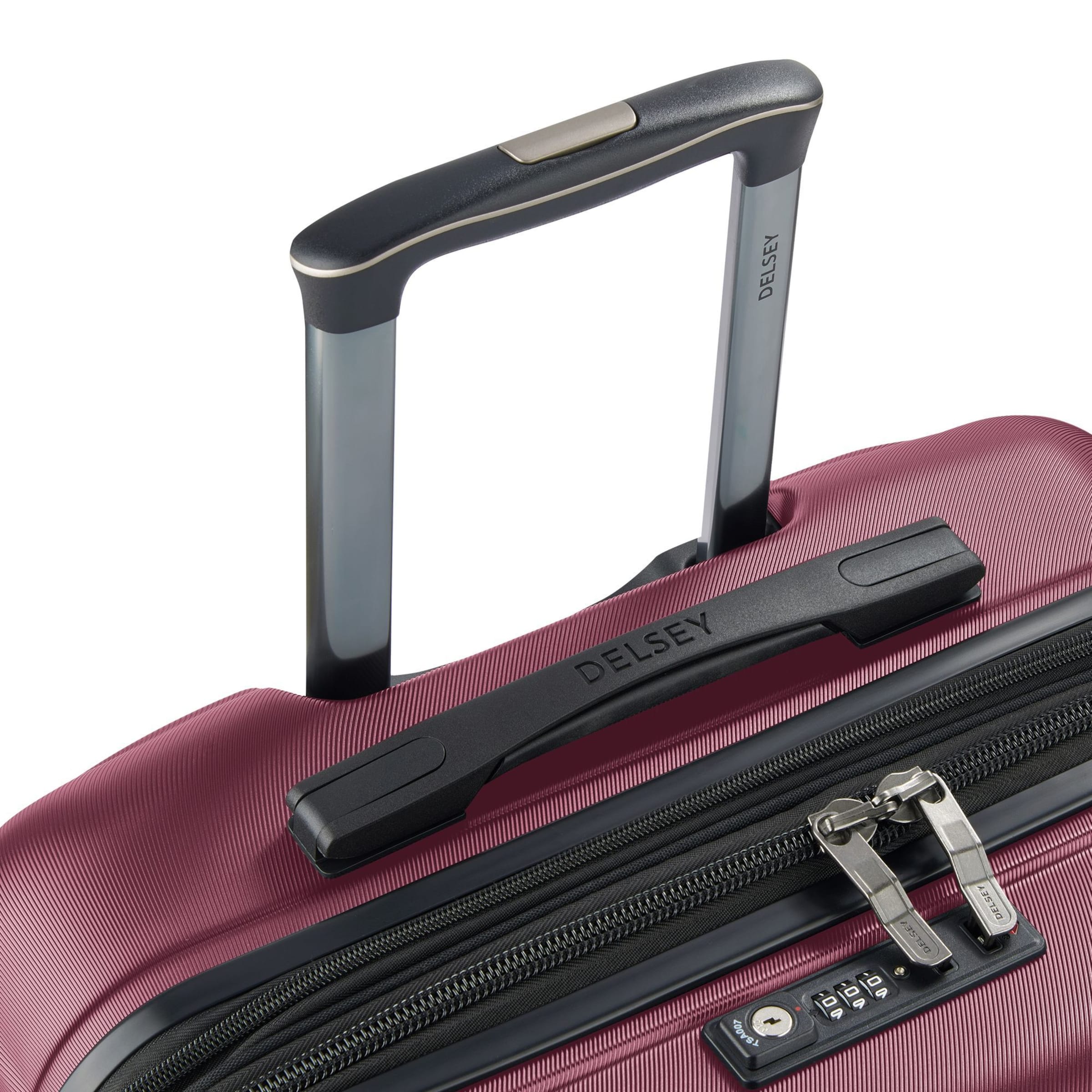 Delsey Paris Suitcase set 'Meteor' in Red