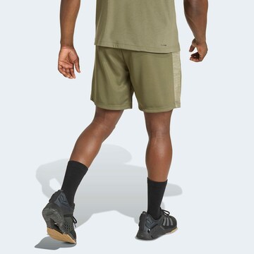 ADIDAS PERFORMANCE Regular Workout Pants in Green