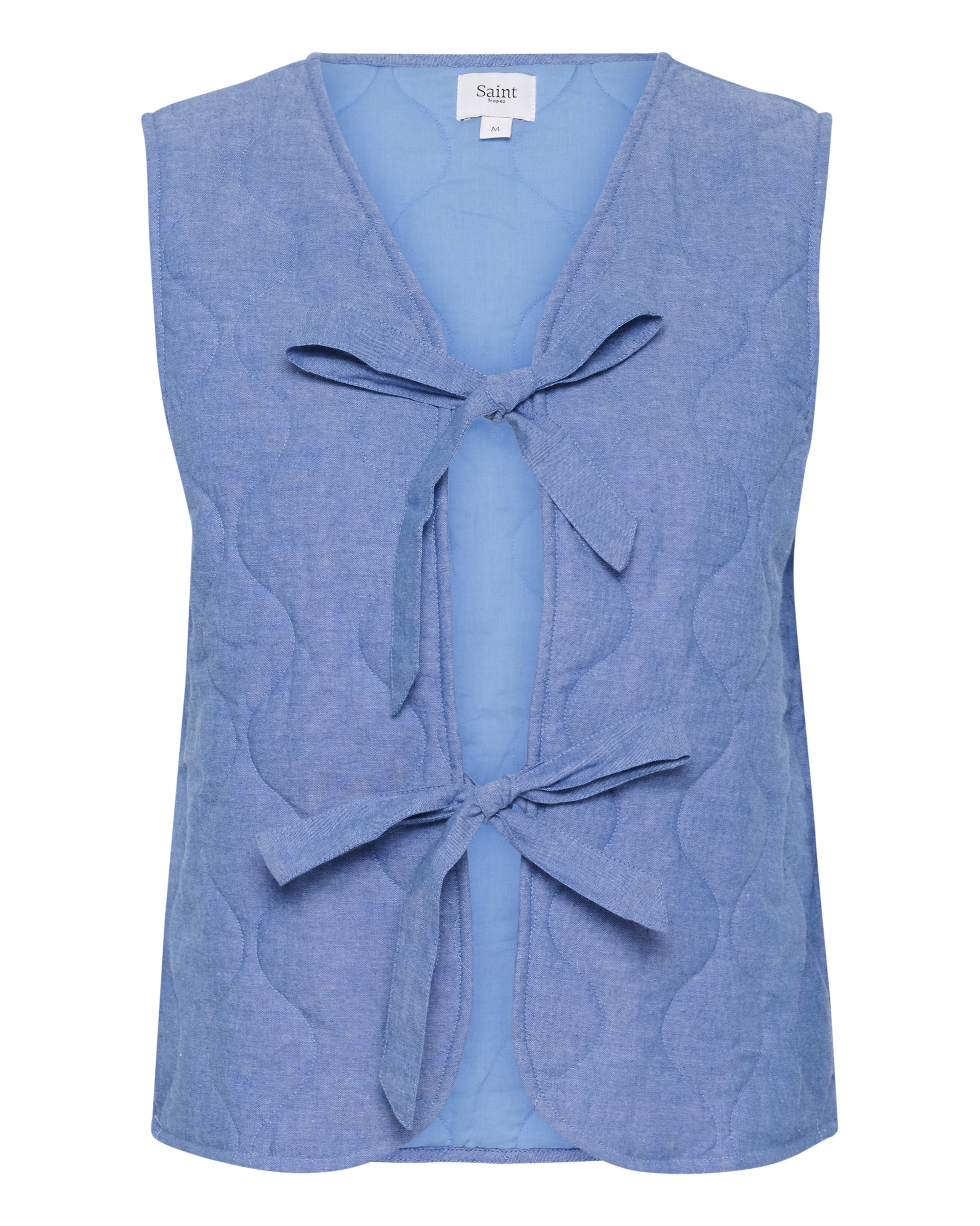 SAINT TROPEZ Vest i blå: forside