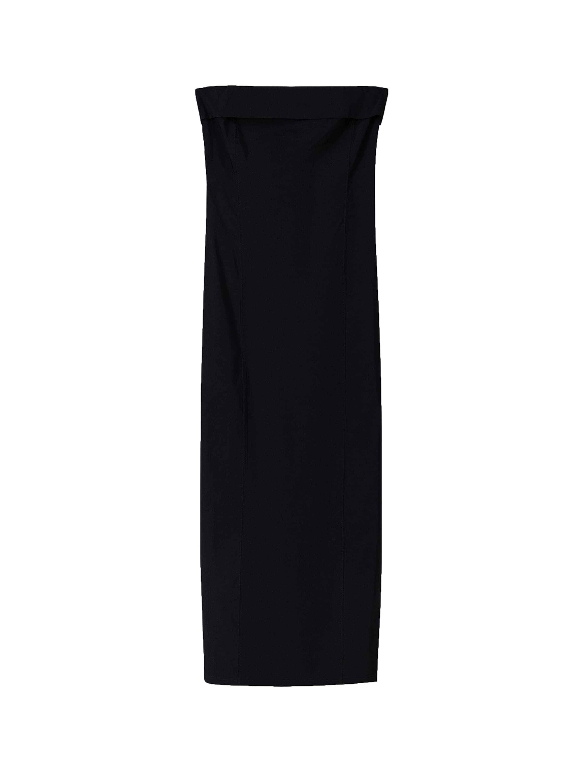 Bershka Рокля в черно: отпред