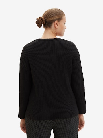 juoda Tom Tailor Women + Megztinis