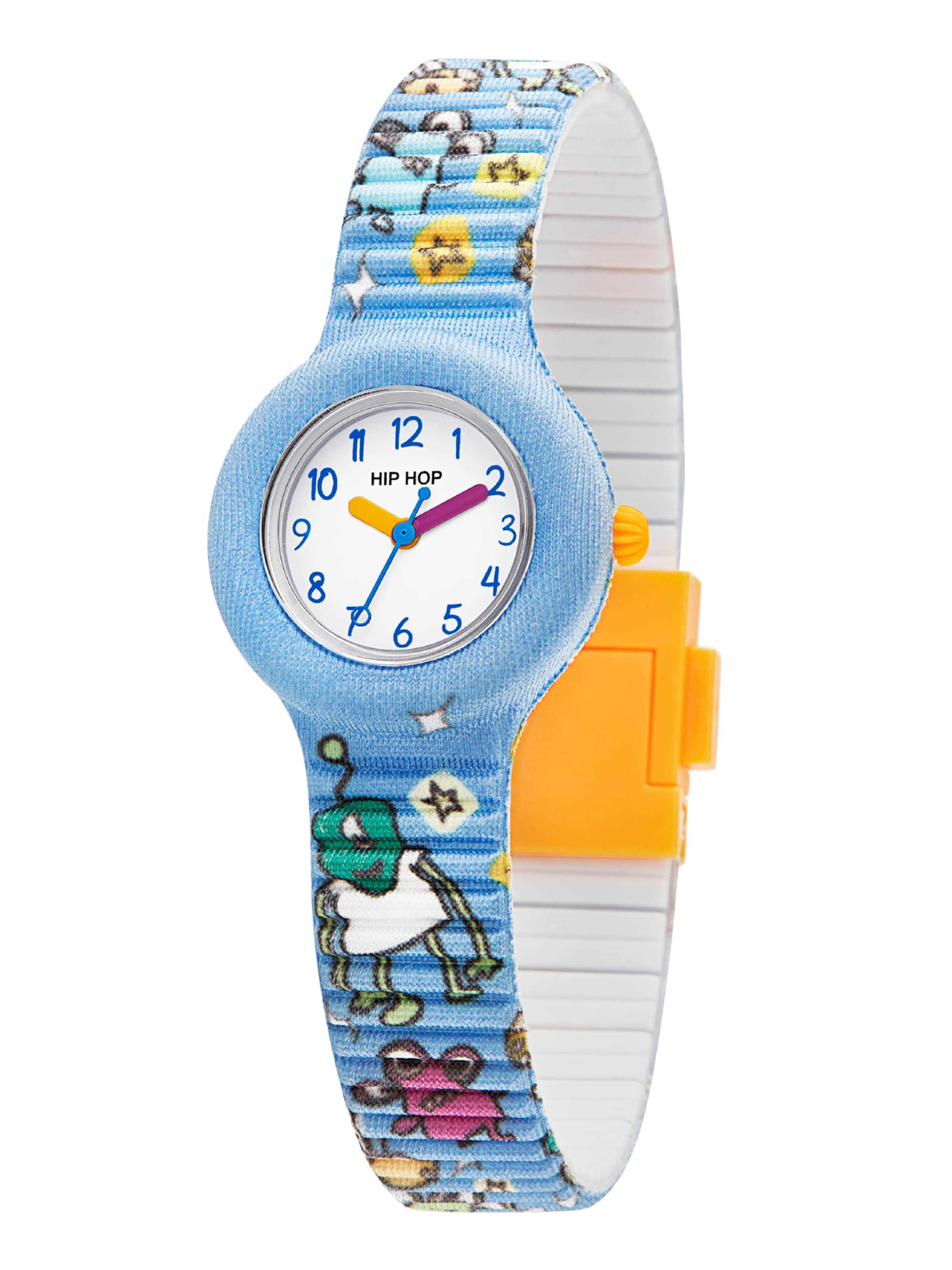 Hip Hop Uhr in Blau: Vorderseite
