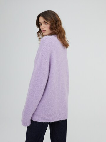 Cardigan 'Peyton' EDITED en violet