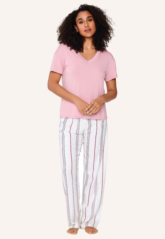 LingaDore Pyjamahemd in Pink: Vorderseite