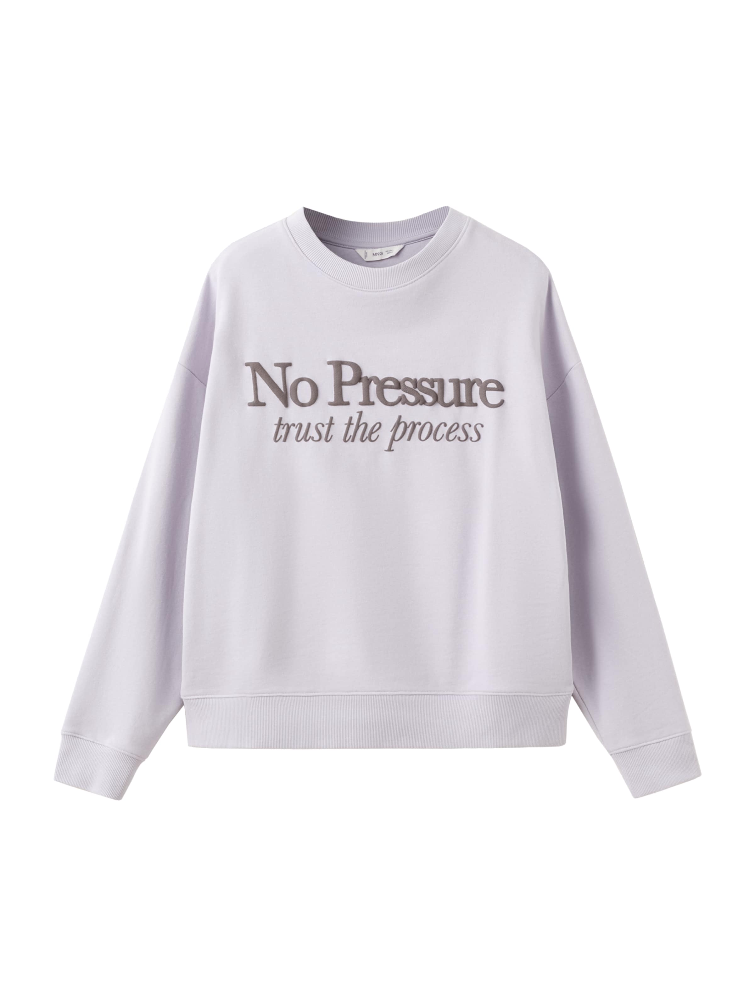MANGO TEEN Sweatshirt 'Pressure' in Purple: front