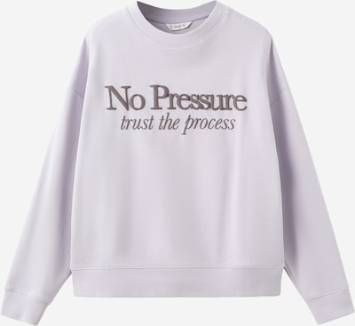 MANGO TEEN Sweater majica 'Pressure' veličine XXS u boja blata / pastelno ljubičasta, Pregled proizvoda