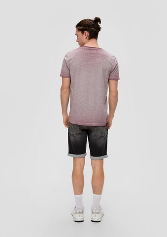 QS T-Shirt in Lila: Rückseite