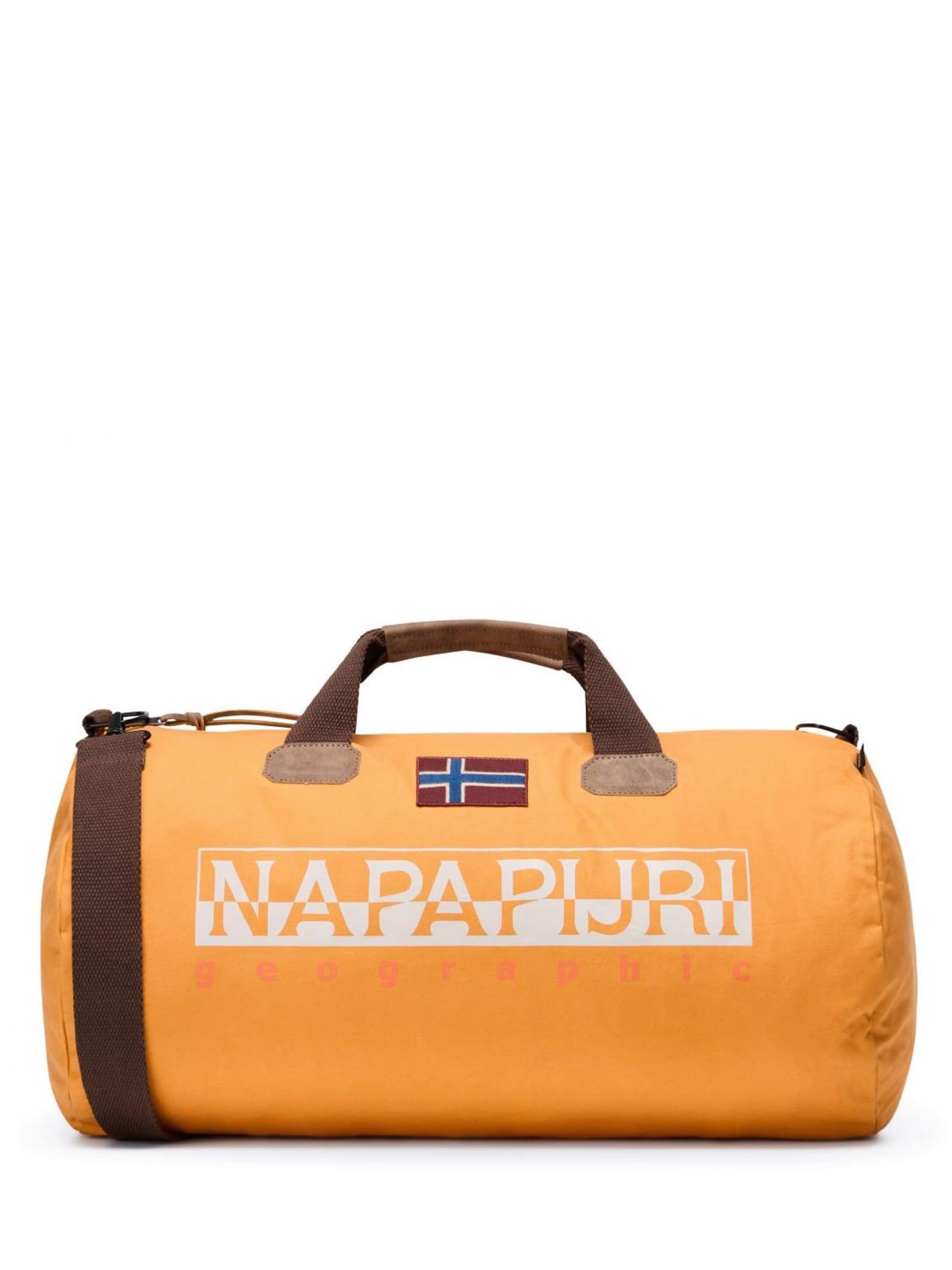 NAPAPIJRI Travel Bag in Yellow: front