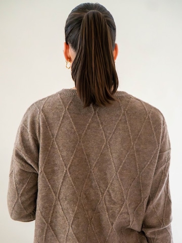 WEARABLE STORIES Trui 'Manou' in Grijs