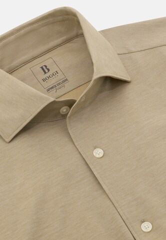 Coupe slim Chemise Boggi Milano en beige