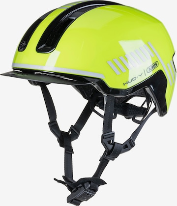 ABUS Helmet 'HUD-Y' in Yellow: front