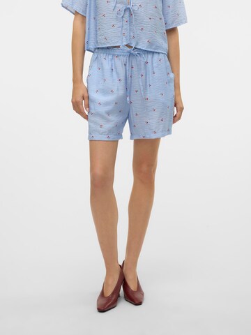 VERO MODA Regular Broek 'VMOdette' in Wit: voorkant