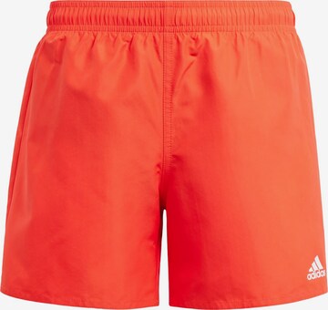 ADIDAS PERFORMANCE Athletic Swimwear in Red: front