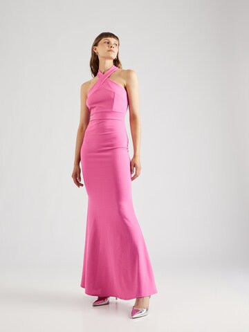 Robe de soirée 'INDY' WAL G. en rose : devant